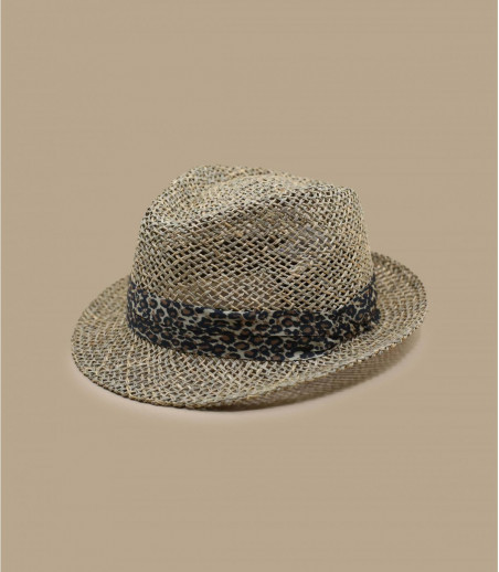 Trilby Seagras sand leopard Seeberger Trilby Seagras sand leopard Seeberger